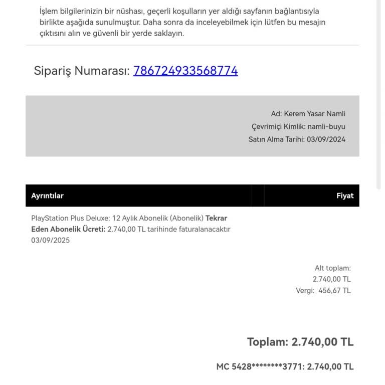 PlayStation Türkiye Para İadesi Ve Plus Üyelik İçin Muhatap Bulamıyorum