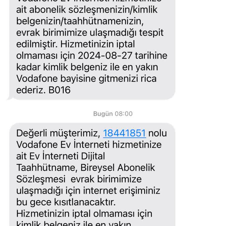 Vodafone Net Vodafone Zorunlu Abonelik İptal Sorunu Acil!
