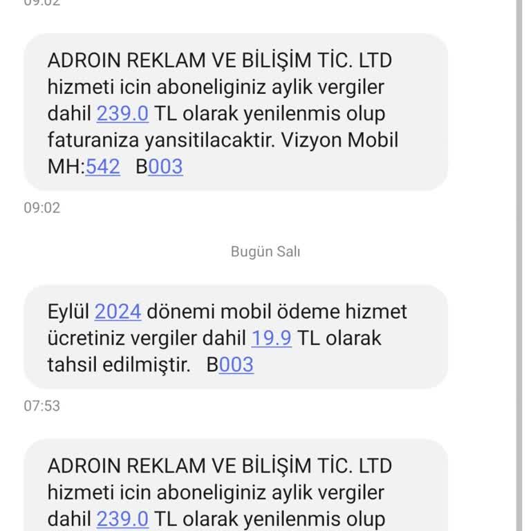 Bilgim Dışında Yapılan Abonelik ve Haksız Ücretlendirme