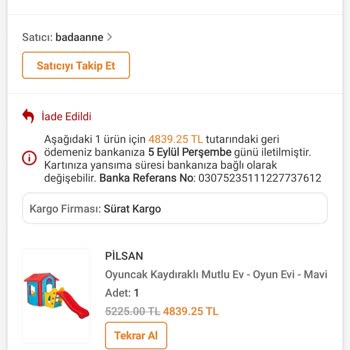 Trendyol Badaanne Orijinal Olmayan Satışlar Yapıyor