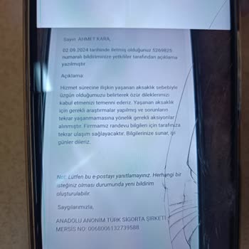 Anadolu Sigorta A. Ş. Konut Sigortası