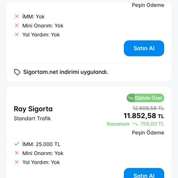 Sigortam.net Zorunlu Trafik Sigortası 20 Günde 2 Kat Fiyat Artışı
