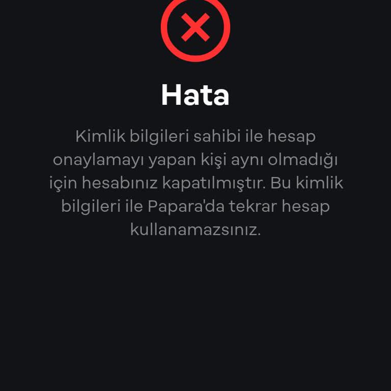 Papara Hesabımı Otomatik Sildiler Ve İçinde Para Vardı