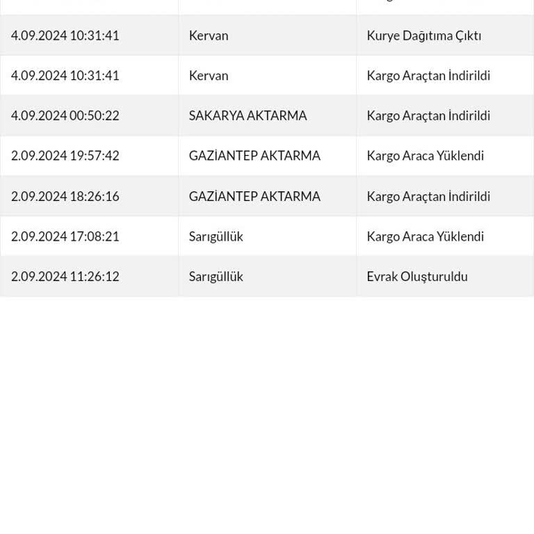 Sürat Kargo Düzce Kervan Şubesi