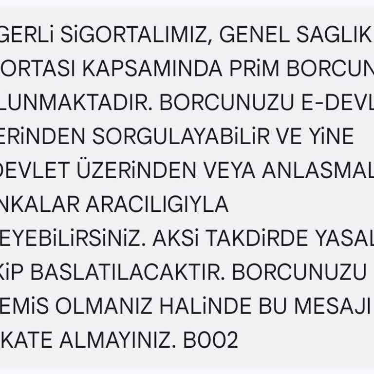 SGK GSS Primi Yasal Takip Tehdidi