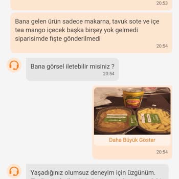 Trendyol Yemek Sipariş Sorunu Acil Çözüm!