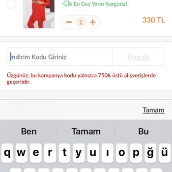 Trendyol Kupon Veriyoruz Yanıltması