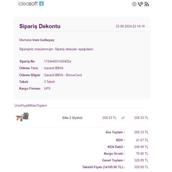 Adore Oyuncak Sipariş Bilgileri Ortada Yok