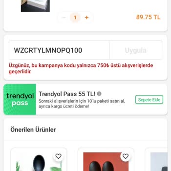Trendyol Çalışmayan Kampanya Yapmış