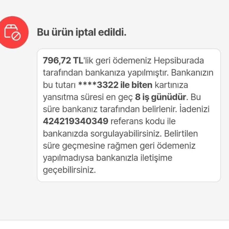 Ziraat Bankası Para İadesi Yatmaması