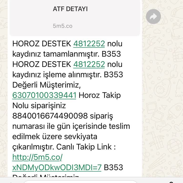 #Horoz Lojistik İadesini Israrla Almıyor