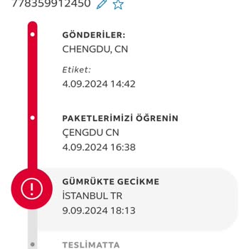 eBay Yurt Dışından Alınan Ürünün Gümrükte Takılması