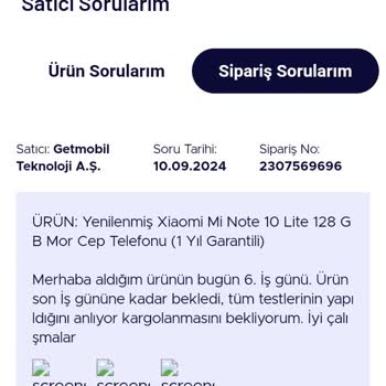 Teknosa Getmobil Satıcısı Yenilenmiş Cihaz Pişmanlık...