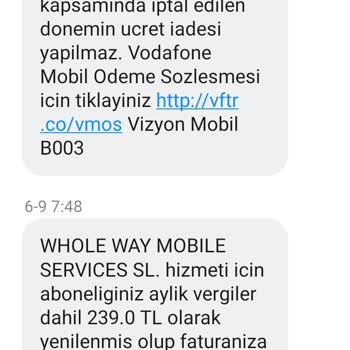 Vizyon Elektronik Para Habersiz Alınan Ödemenin İadesini Talep Ediyorum.