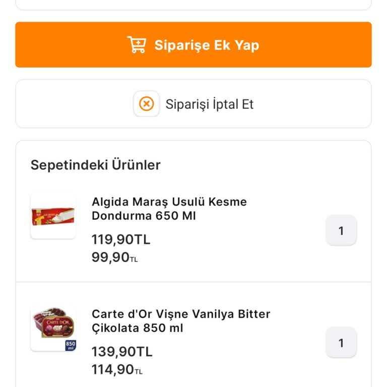 Migros Sanal Market Pişmanlığı