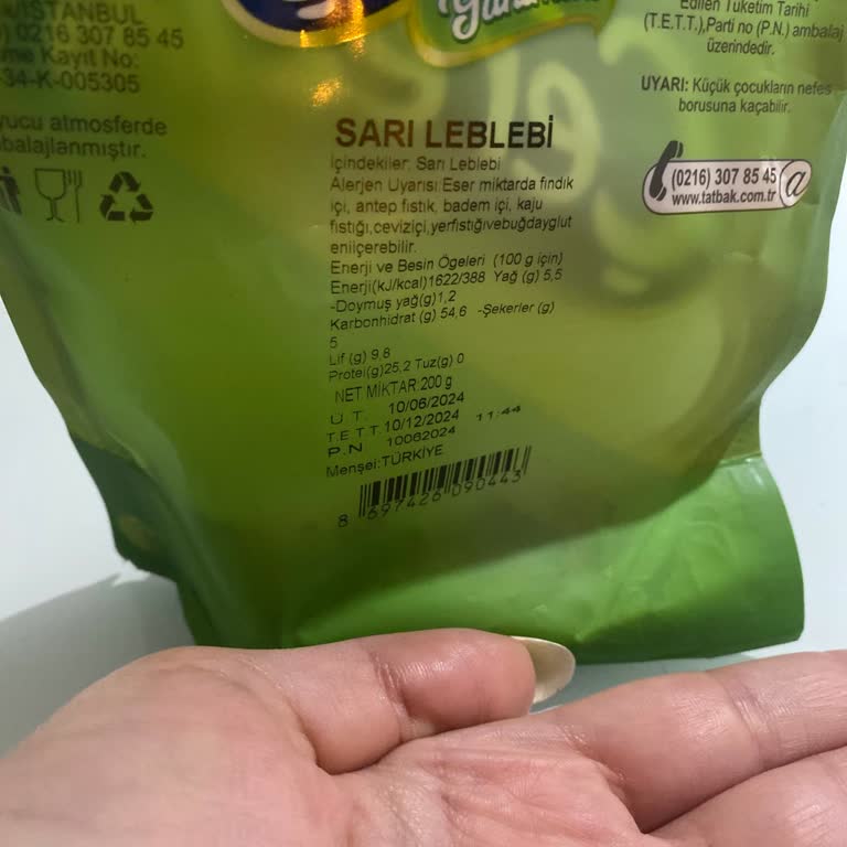 Tatbak Gıda Ürünü İçinden Çıkan Taş