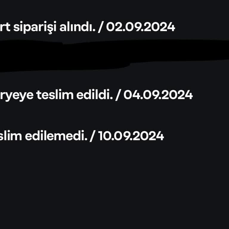 Papara Kart Teslim Edilmedi!