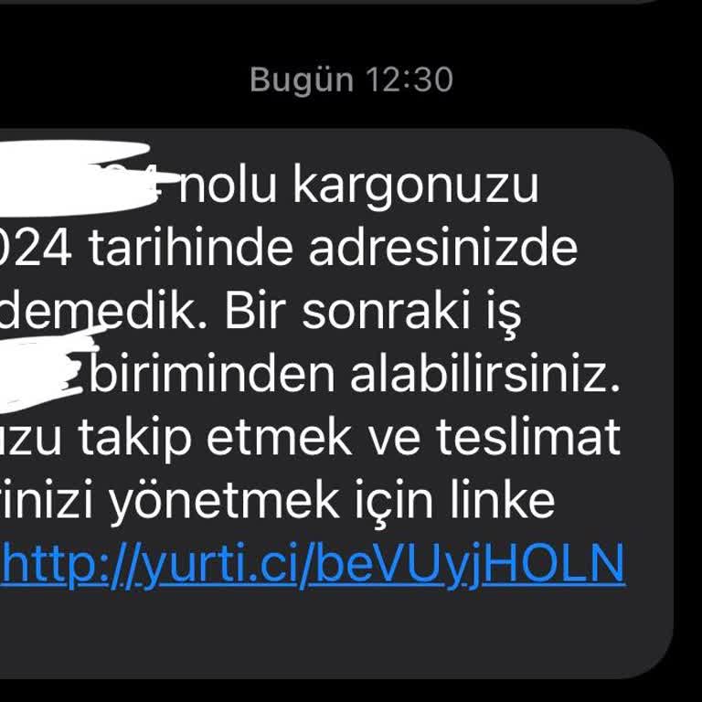 Yurtiçi Kargo Kargoyu Getirmeden Getirdim Diyor!
