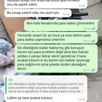 Brn Motor İnternet Sitesinde Güncellenmeyen Fiyat Ve İade Sorunu