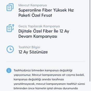 Turkcell Superonline Mobil Uygulamadan Taahhüt Yenileyememe