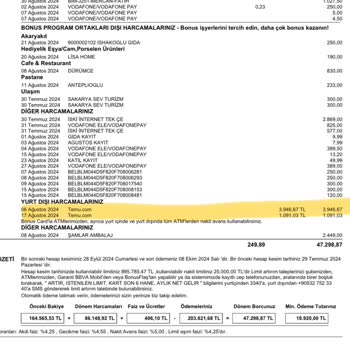 Garanti Bankası Bonus Yüklemiyor