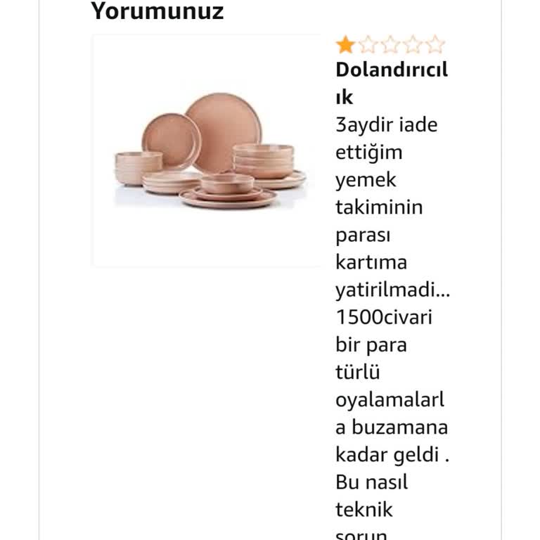 Amazon İade Sürecinde Yaşanan Aksaklık Ve İletişim Sorunları