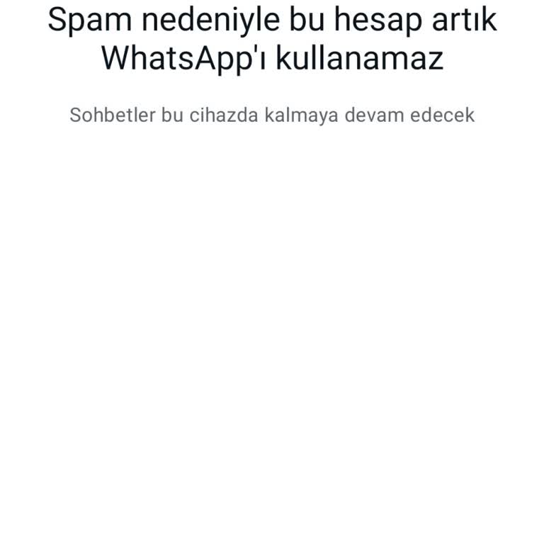 WhatsApp Grup Kurarken Spamlandım