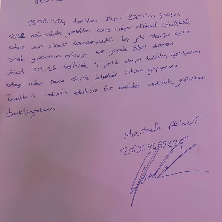 Adam & Eve Hotels Ahlak Değerlerine Uygun Olmayan Otel Deneyimi