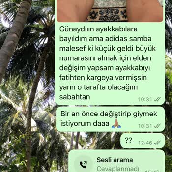 Alisverisim.airmaxx (Ezgi Albayrak) Ayakkabı Numarası Sorunu Ve İletişim Eksikliği