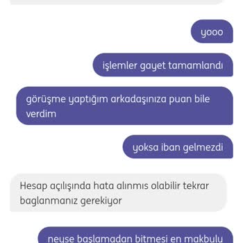 ING Bankası Hesap Açılış Şifre Problemi