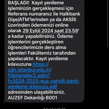 İstanbul Üniversitesi AUZEF Çok Kötü Yönetim Ve İdare