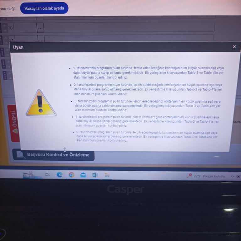 ÖSYM YKS Ek Tercihi Yapamıyorum