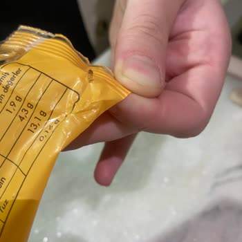 Filiz Makarna Dan Kurt Çıktı