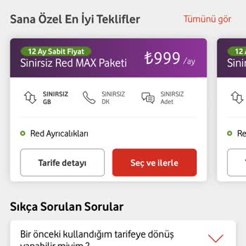 Vodafone'dan Uygun Tarife Beklerken Hayal Kırıklığı