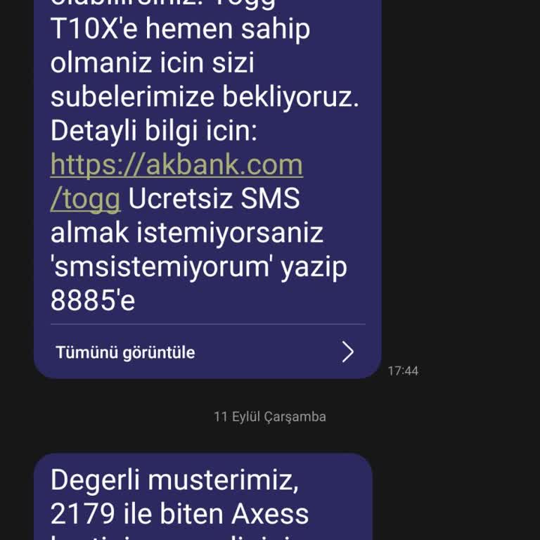 Akbank Kredi Kartı Yüksek Tutarlı İşlem Nedeniyle Kullanıma Kapattı.