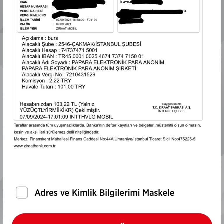 Yıldız Derneği Eğitim Kurumu Burs Başvurusu Şikayeti