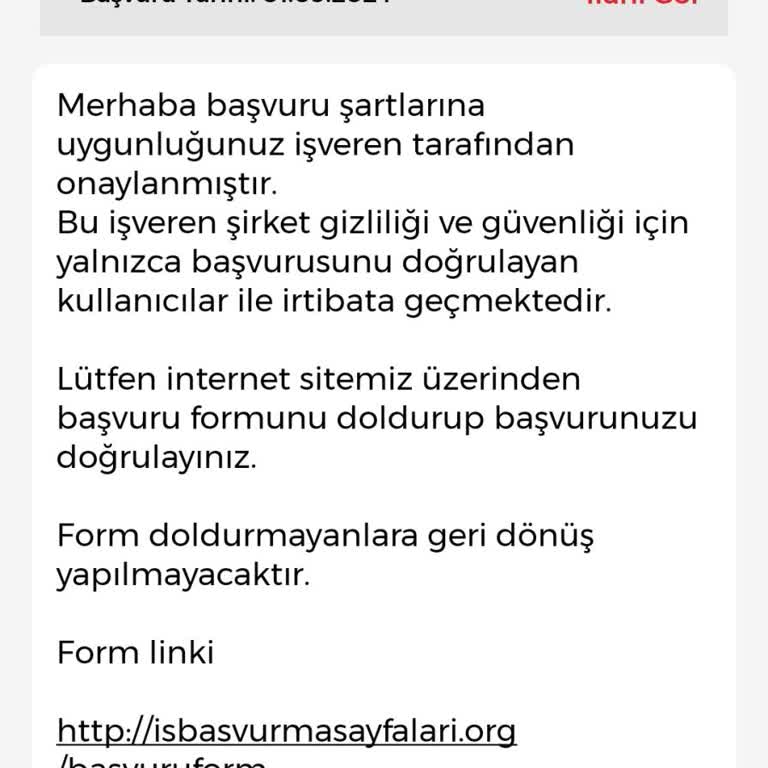 İşin Olsun İş Başvuru Sürecinde Güvenlik Endişesi