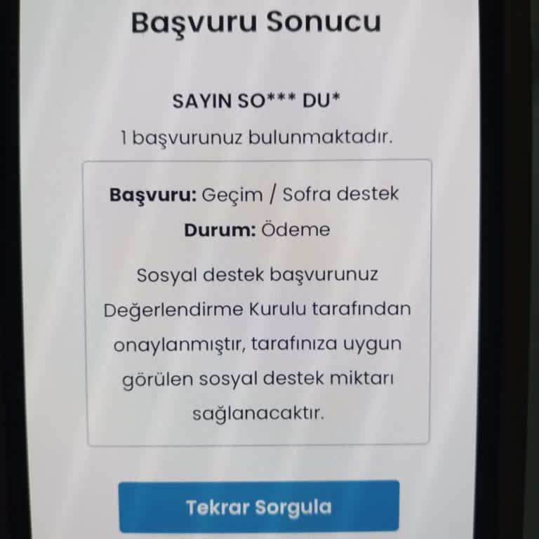 İstanbul Büyükşehir Belediyesi Sedep Başvuru Neticesiz