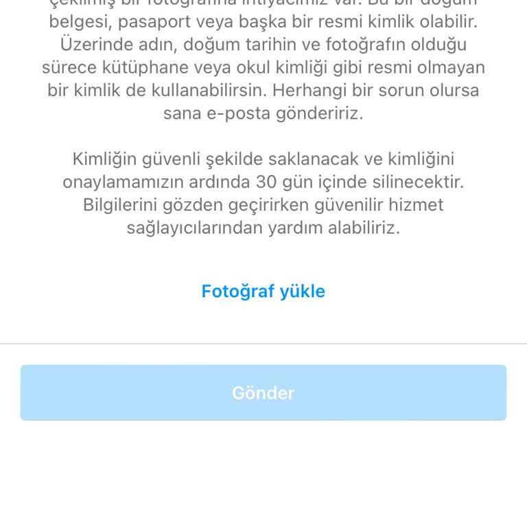 Instagram Hesabımın Geri Açılmasını İstiyorum