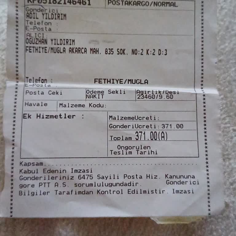 PTT Kargo Kargom Beklenen Sürede Gelmedi