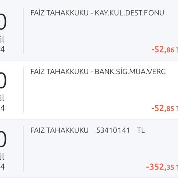 Yapı Kredi Faiz Tahakkuku Skandal!