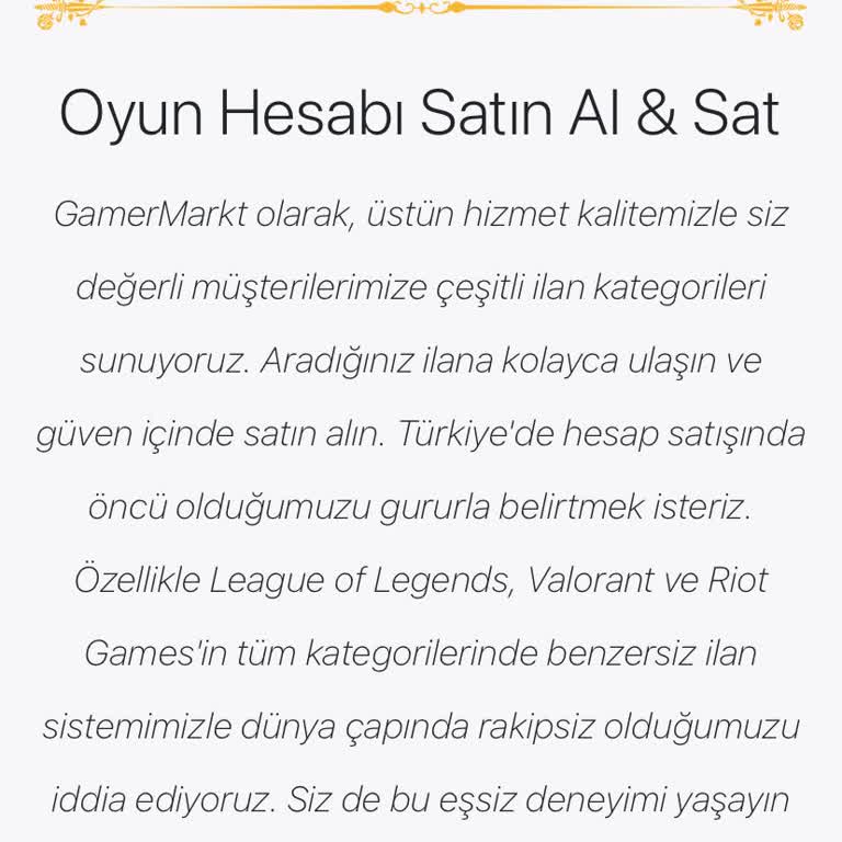 GamerMarkt Üyeliğim Kısıtlandı Açın Artık