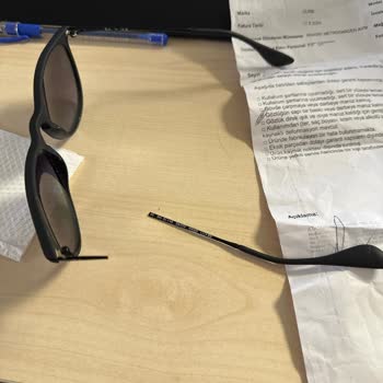 Atasun Optik Garantiye Verilen Sağlam Gözlüğün Kırık Şekilde Gelmesi