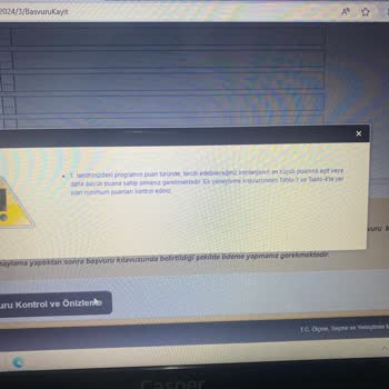 ÖSYM Tercih Yaparken Hata Veriyor