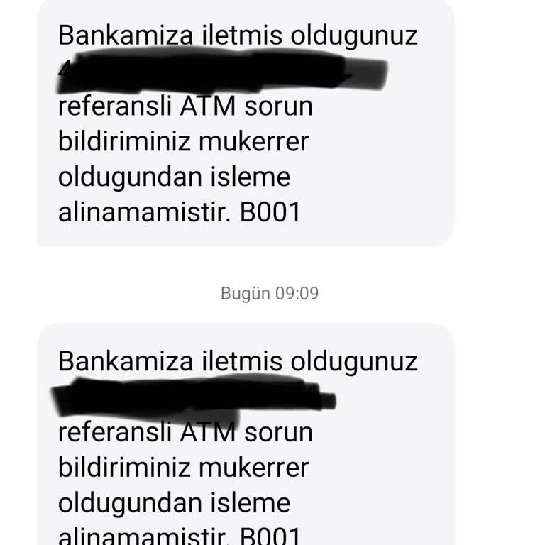 Ziraat Bankası (Tam ATM) Paramı Yuttu