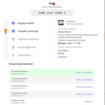 Aras Kargo Siparişi Zamanında Teslim Etmiyor