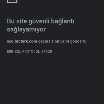 BTCTURK Den Paranızı Alın Girmeyin