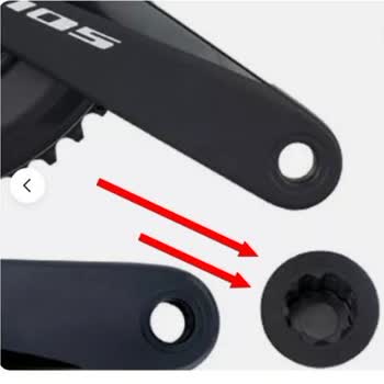 Bike & Outdoor Shimano 105 Ayna Kol Takım Satın Alınan Ürünün İçinden Alınan Parça