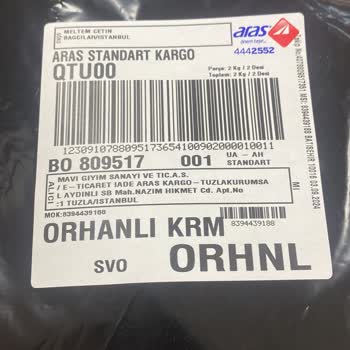 Aras Kargo Orhanlı Kurumsal Yanıt Vermiyor