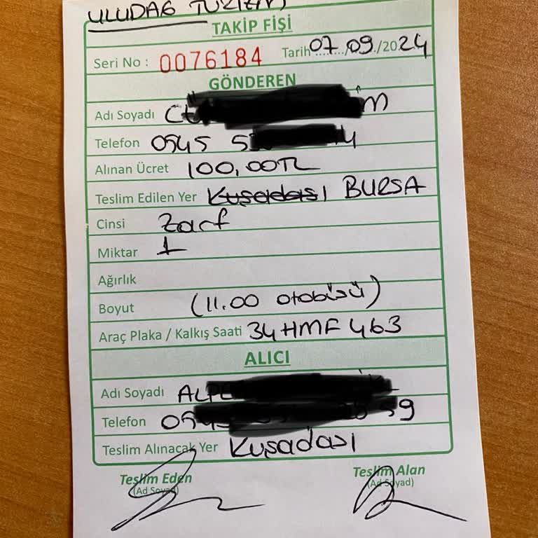 Uludağ Turizm Kayıp Kargo Ve İlgisiz Hizmet